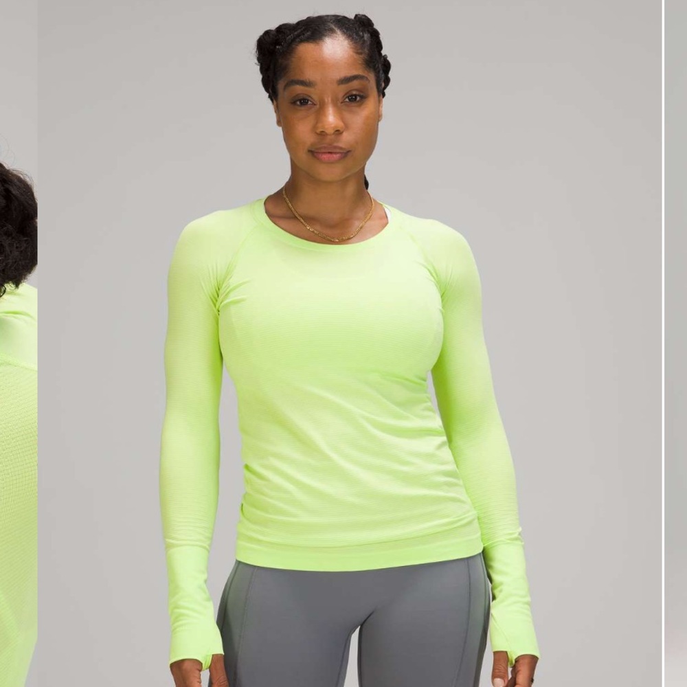 LULULEMON SWIFTLY LONG SLEEVE 2.0 NEO MINT